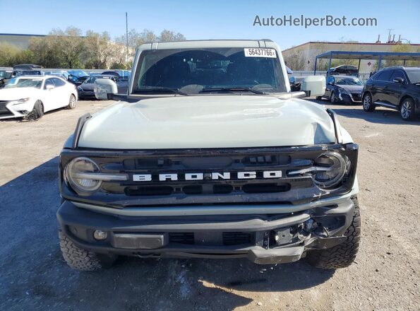 1FMEE5BP7NLB90377 2022 FORD BRONCO Gray Դիմացի տեսք