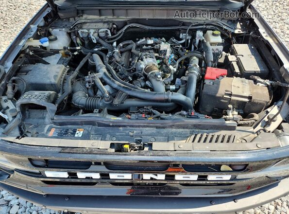 1FMEE5BP9MLB02654 2021 FORD BRONCO Gray Вид підкапотного простору