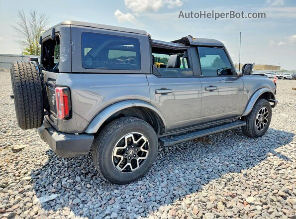 1FMEE5BP9MLB02654 2021 FORD BRONCO Gray Задня права чверть