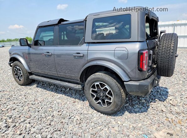 1FMEE5BP9MLB02654 2021 FORD BRONCO Gray Задня ліва чверть