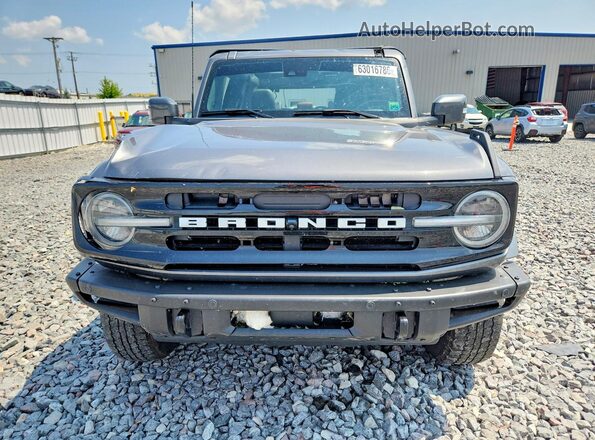 1FMEE5BP9MLB02654 2021 FORD BRONCO Gray Вид спереду