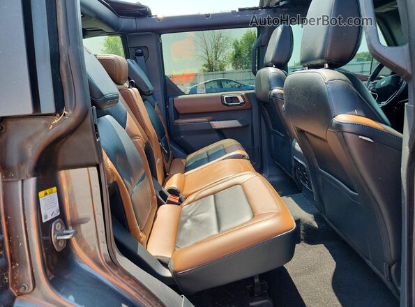 1FMEE5BP9MLB02654 2021 FORD BRONCO Gray Вид задньої частини салону