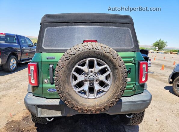 1FMEE5DH0PLB13231 2023 FORD BRONCO Green Vista trasera