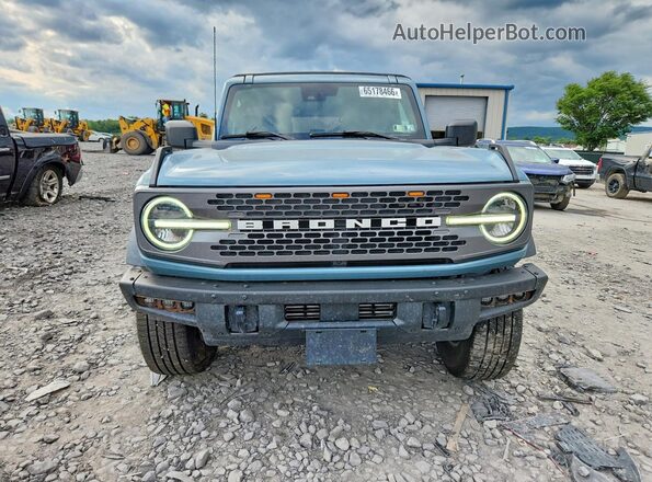 1FMEE5DH6PLA81465 2023 FORD BRONCO Blue Դիմացի տեսք