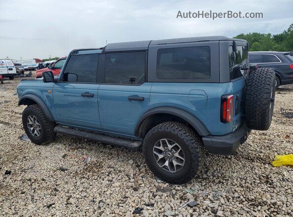 1FMEE5DH7MLA77405 2021 FORD BRONCO Gray Rear left
