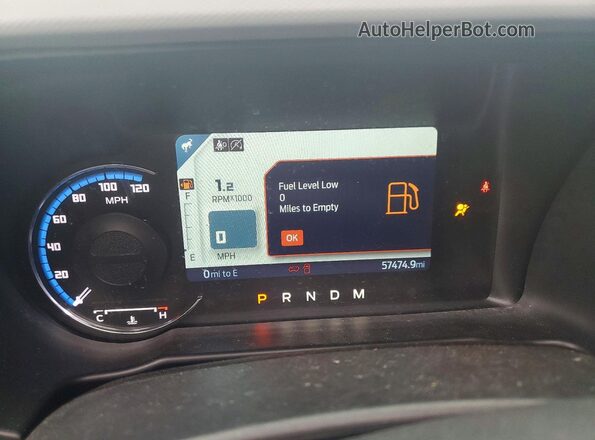 1FMEE5DH7MLA77405 2021 FORD BRONCO Gray Instrument cluster view