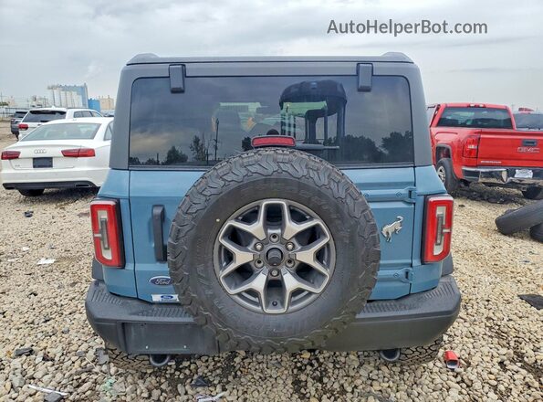1FMEE5DH7MLA77405 2021 FORD BRONCO Gray Rear view