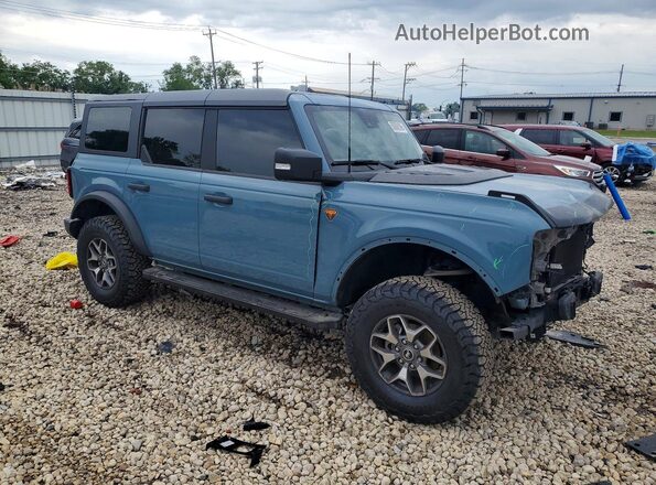 1FMEE5DH7MLA77405 2021 FORD BRONCO Gray Front right
