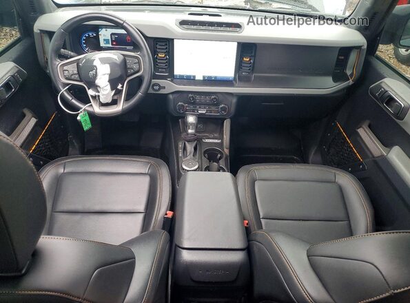 1FMEE5DH7MLA77405 2021 FORD BRONCO Gray Dashboard view
