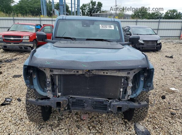 1FMEE5DH7MLA77405 2021 FORD BRONCO Gray Front view