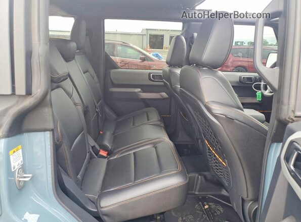 1FMEE5DH7MLA77405 2021 FORD BRONCO Gray Rear interior view