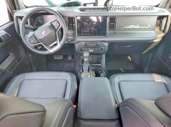 1FMEE5DH7NLB58678 2022 FORD BRONCO Tan Առջևի վահանակի տեսք