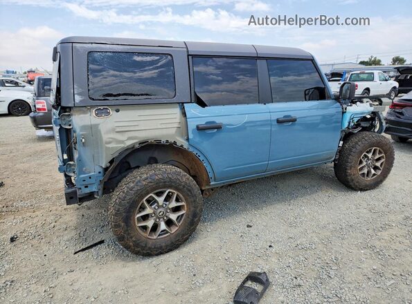 1FMEE5DH8NLB09215 2022 FORD BRONCO Blue Հետևի աջ