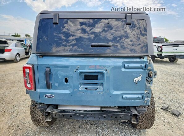 1FMEE5DH8NLB09215 2022 FORD BRONCO Blue Հետևի տեսք
