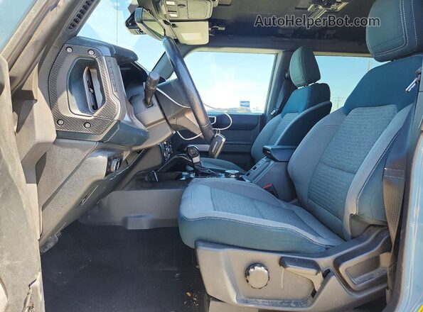 1FMEE5DP0PLB41487 2023 FORD BRONCO Blue წინა სალონის ხედი
