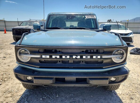 1FMEE5DP0PLB41487 2023 FORD BRONCO Blue წინა ხედი