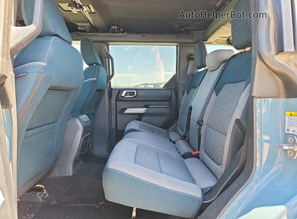 1FMEE5DP0PLB41487 2023 FORD BRONCO Blue უკანა სალონის ხედი