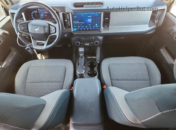 1FMEE5DP0PLB41487 2023 FORD BRONCO Blue წინა პანელის ხედი