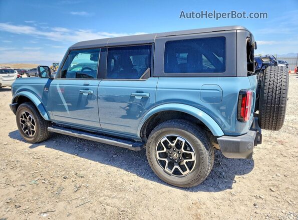 1FMEE5DP0PLB41487 2023 FORD BRONCO Blue უკანა მარცხენა