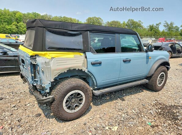 1FMEE5DP0PLB50514 2023 FORD BRONCO Blue უკანა მარჯვენა