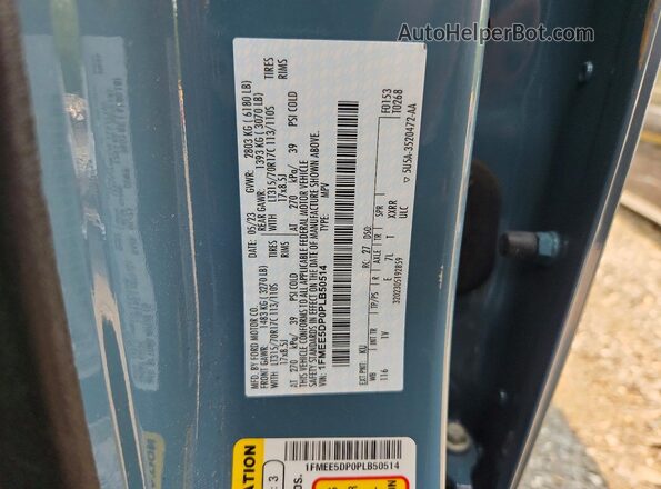 1FMEE5DP0PLB50514 2023 FORD BRONCO Blue სალონის 360-გრადუსიანი ხედი