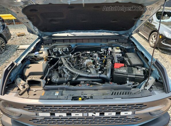 1FMEE5DP0PLB50514 2023 FORD BRONCO Blue ძრავის განყოფილების ხედი