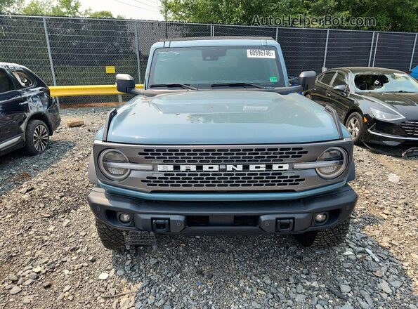 1FMEE5DP0PLB50514 2023 FORD BRONCO Blue წინა ხედი