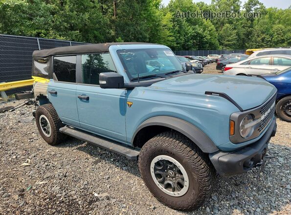 1FMEE5DP0PLB50514 2023 FORD BRONCO Blue წინა მარჯვენა