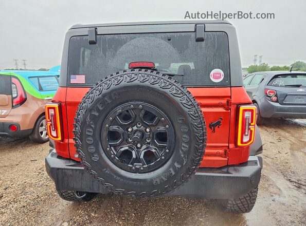 1FMEE5DP1PLB30207 2023 FORD BRONCO Orange Հետևի տեսք