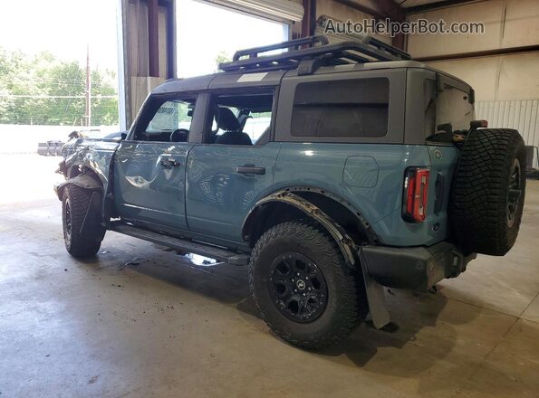 1FMEE5DP2NLB32111 2022 FORD BRONCO Blue Задня ліва чверть