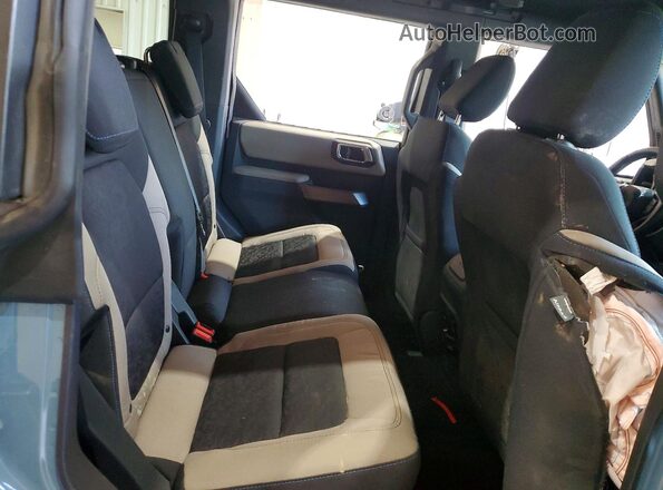 1FMEE5DP2NLB32111 2022 FORD BRONCO Blue Вид задньої частини салону