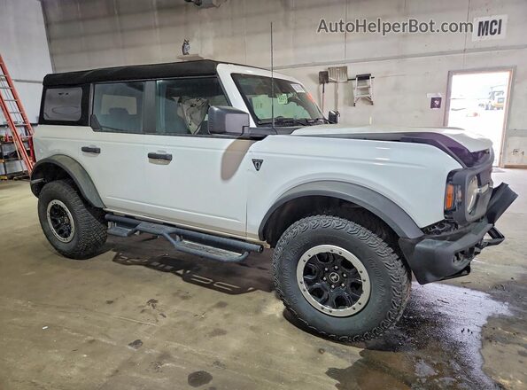 1FMEE5DP2PLB18650 2023 FORD BRONCO White Przód prawy