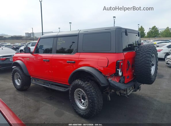 1FMEE5DP3PLA90941 2023 FORD BRONCO Красный Панорамный вид салона 360°