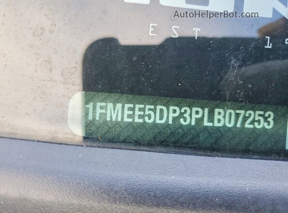 1FMEE5DP3PLB07253 2023 FORD BRONCO Silver VIN կոդի պիտակի տեսք