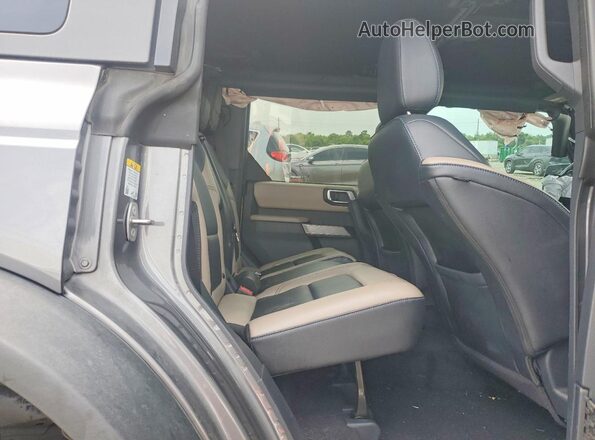 1FMEE5DP4MLA71861 2021 FORD BRONCO Gray Widok tylnych siedzeń