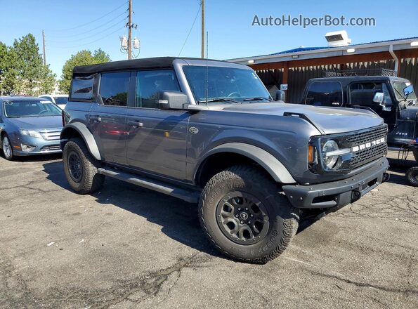 1FMEE5DP5PLB80141 2023 FORD BRONCO Gray Передня права чверть