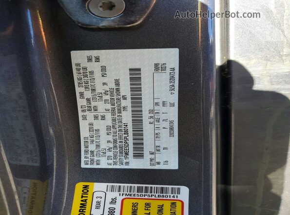 1FMEE5DP5PLB80141 2023 FORD BRONCO Gray Вид підкапотного простору