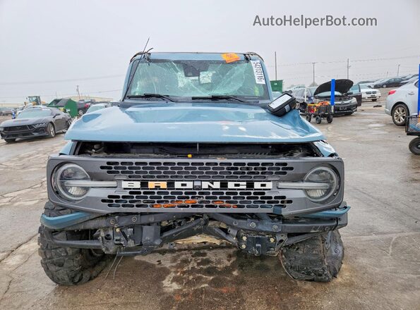 1FMEE5DP6MLA81372 2021 FORD BRONCO Blue Vista frontal