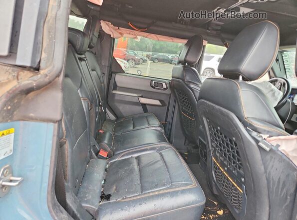 1FMEE5DP6MLA81372 2021 FORD BRONCO Blue Vista de los asientos traseros