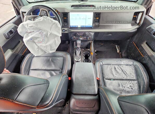 1FMEE5DP6MLA81372 2021 FORD BRONCO Blue Vista del salpicadero