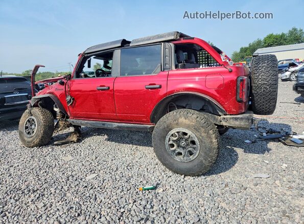 1FMEE5DP6MLA88984 2021 FORD BRONCO Бордовый Задняя левая четверть