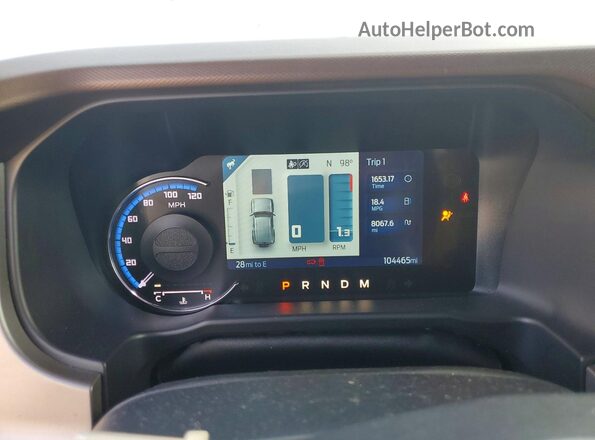 1FMEE5DP6MLA90332 2021 FORD BRONCO Blue Սարքավորումների վահանակի տեսք