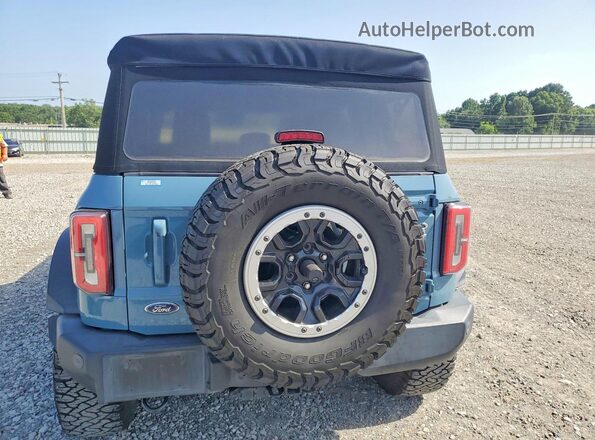 1FMEE5DP6MLA90332 2021 FORD BRONCO Blue Հետևի տեսք