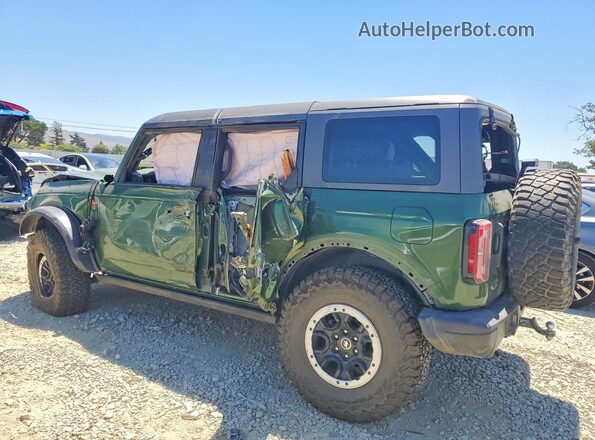 1FMEE5DP8NLA92004 2022 FORD BRONCO Green Rear left
