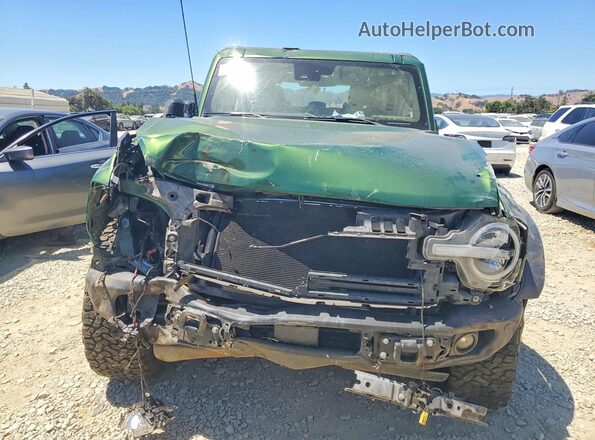 1FMEE5DP8NLA92004 2022 FORD BRONCO Green Front view