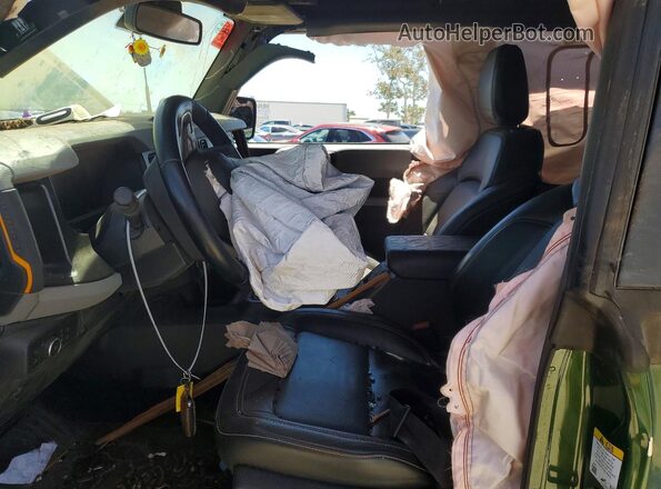 1FMEE5DP8NLA92004 2022 FORD BRONCO Green Front interior view