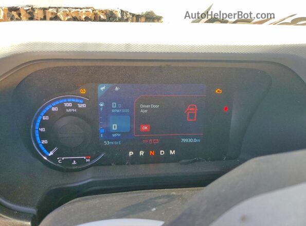 1FMEE5DP8NLA92004 2022 FORD BRONCO Green Instrument cluster view