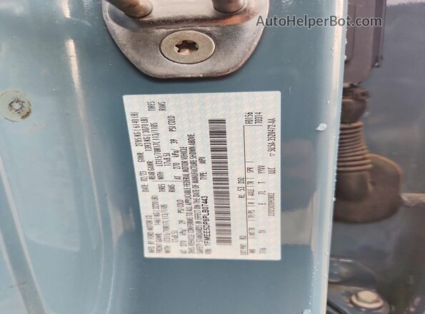 1FMEE5DP8PLB07443 2023 FORD BRONCO Teal 360 interior view