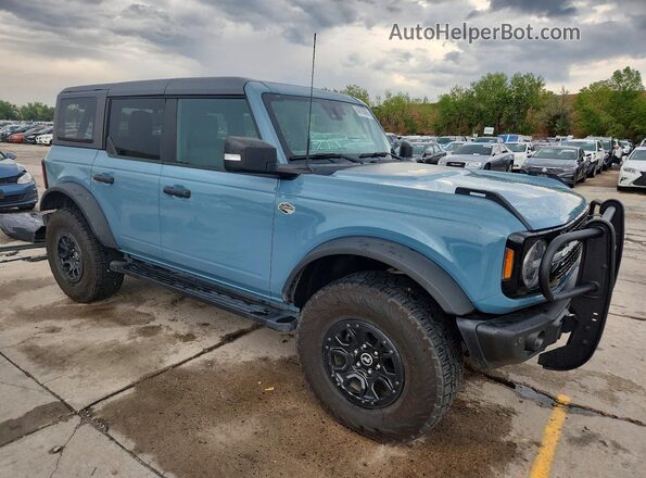 1FMEE5DP8PLB07443 2023 FORD BRONCO Teal Front right