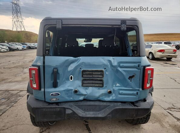1FMEE5DP8PLB07443 2023 FORD BRONCO Teal Rear view